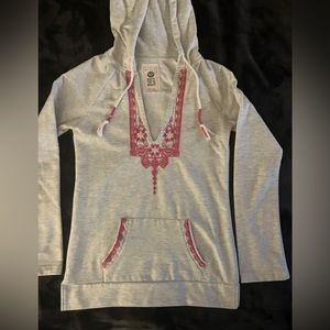 ROXY pullover hoodie sweater long sleeve top-xs